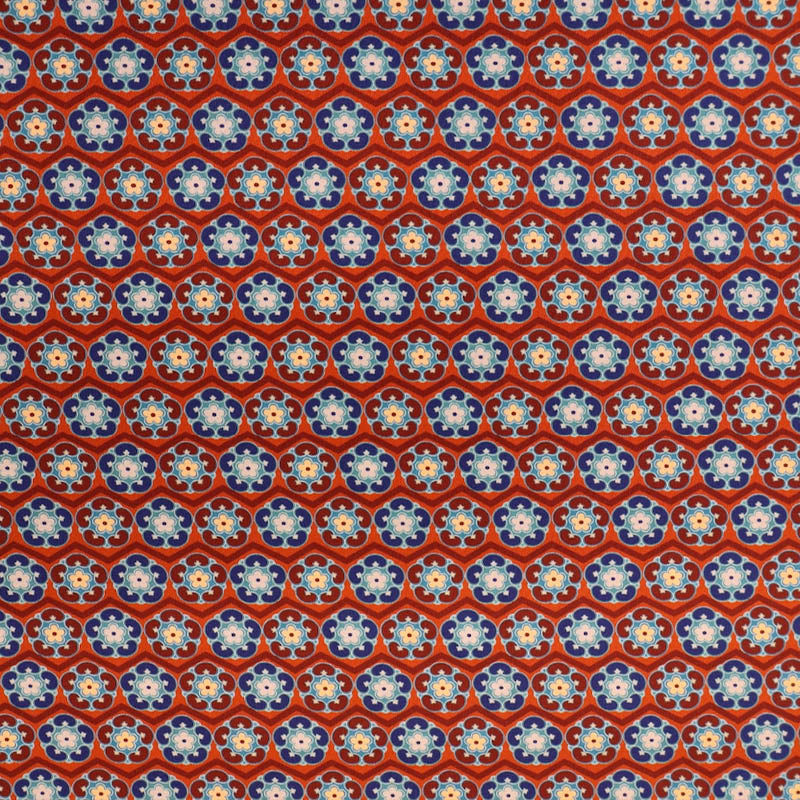 Patchwork Cotton - Brown - Bean Daisy