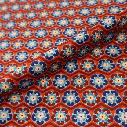 Patchwork Cotton - Brown - Bean Daisy