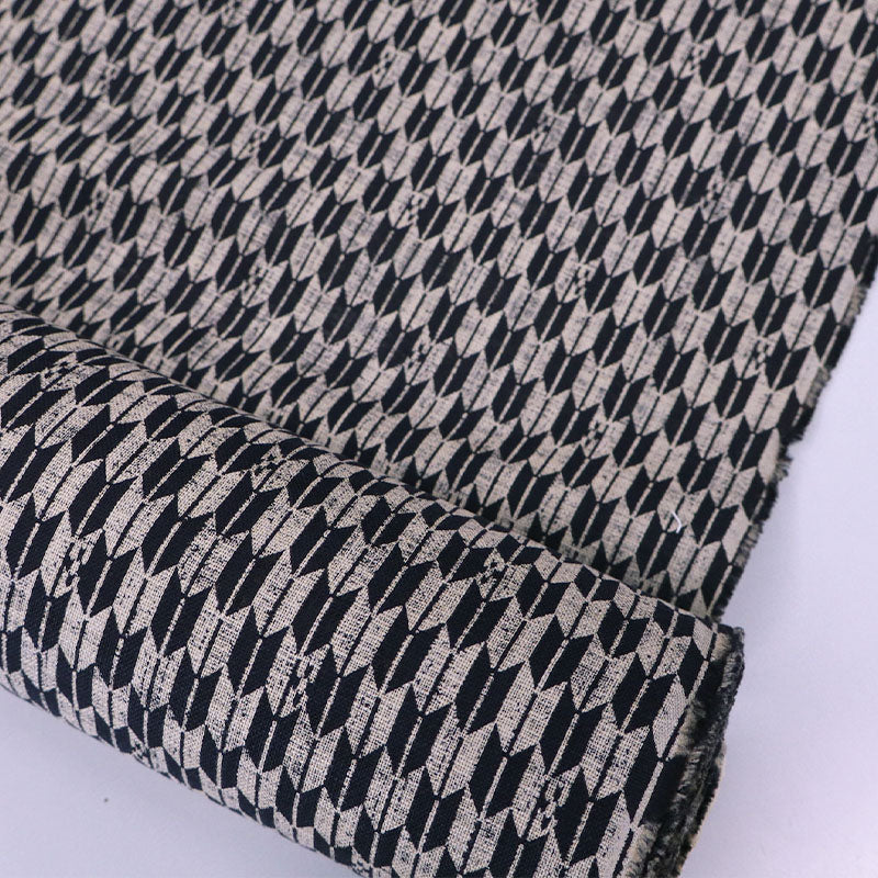 100% Cotton  Japanese Cotton Indigo Fabric - Arrow Heads