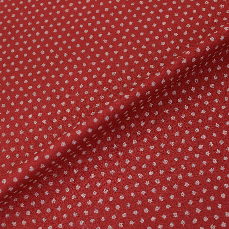 Red Spotted Patchwork And Quilting Fabric 100% cotton