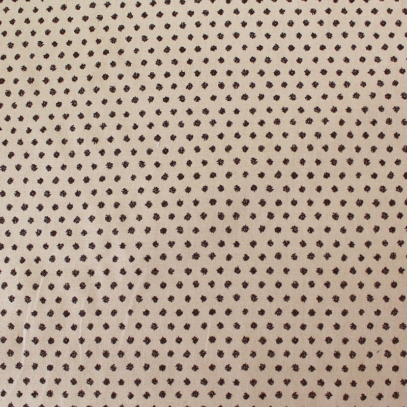 Taupe Spot Patchwork and Quilting Fabric 100% cotton