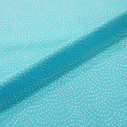 Patchwork and Quilting Blender - Spiral Dots - Bright Turquoise