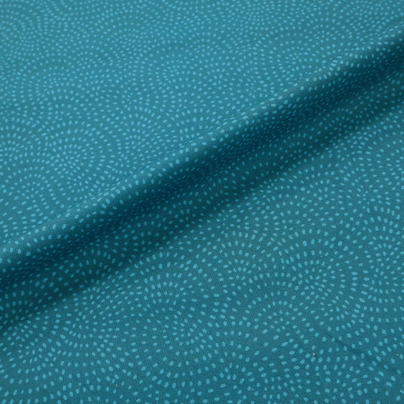 100% Cotton Dark Turquoise Blender Fabric