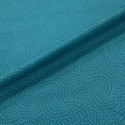 Patchwork and Quilting Blender - Spiral Dots - Dark Turquoise