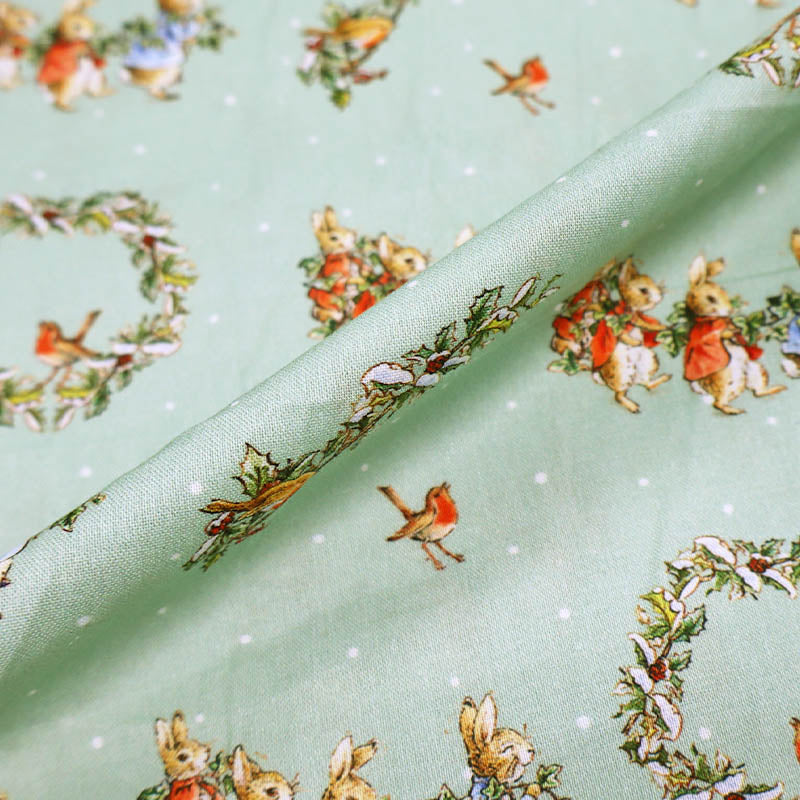 Peter Rabbit Fabric | Green Wreath Making | Fabrics Galore
