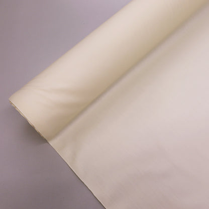 100% Cotton Plain Cream Cotton Poplin Fabric
