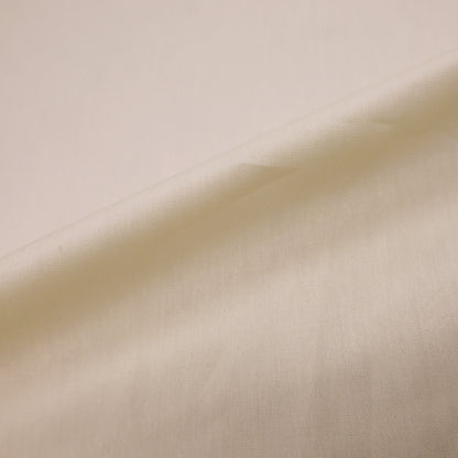 100% Cotton Plain Cream Cotton Poplin Fabric