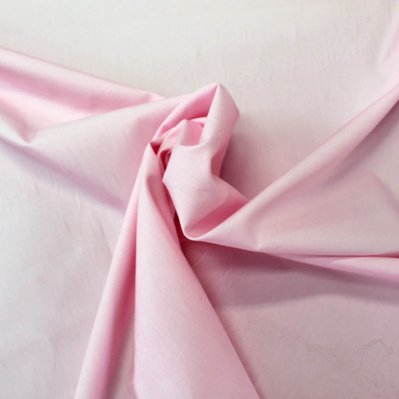 Pale Pink 100% Cotton Poplin Fabric