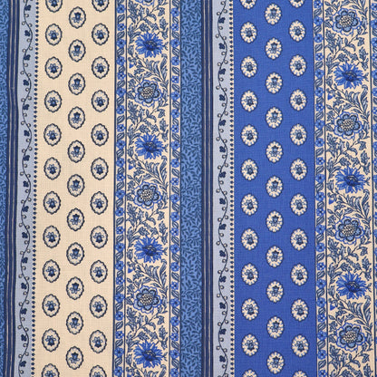 Plain Weave - Blue - Provençal Stripe