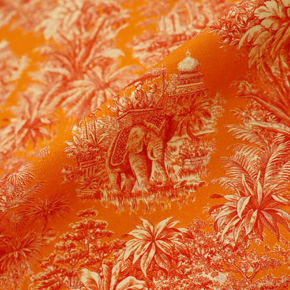 Plain Weave - Orange and Red - Kipling