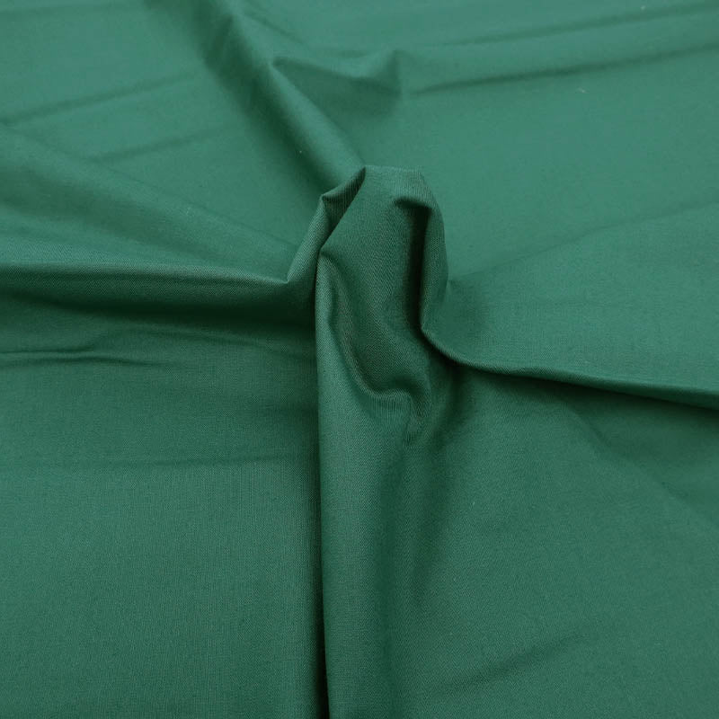 100% Organic Cotton Plain Weave Green Organic Cotton Fabric