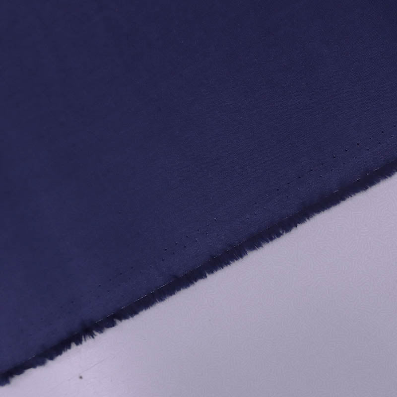 100% Organic Cotton Plain Weave Dark Blue Organic Cotton Fabric