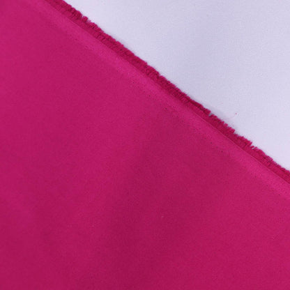 100% Organic Cotton Plain Weave Deep Pink Organic Cotton Fabric