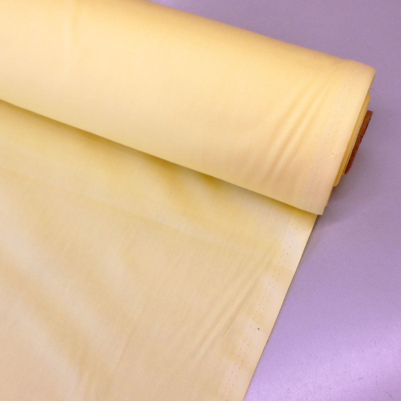100% Cotton Butter Yellow Poplin Fabric
