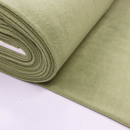 100% Polyester Polar Fleece Fabric - Plain Avocado Green