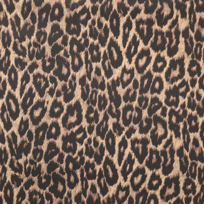 Printed 100% Cotton Deadstock Denim - Leopard Print