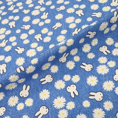Printed Cotton Canvas - Blue - Miffy