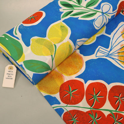 Printed Viscose - Blue - Tucci