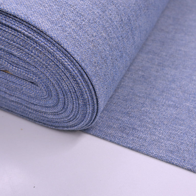 100% Pure New Wool Cornflower Blue and Grey Wool Dressmaking Fabric