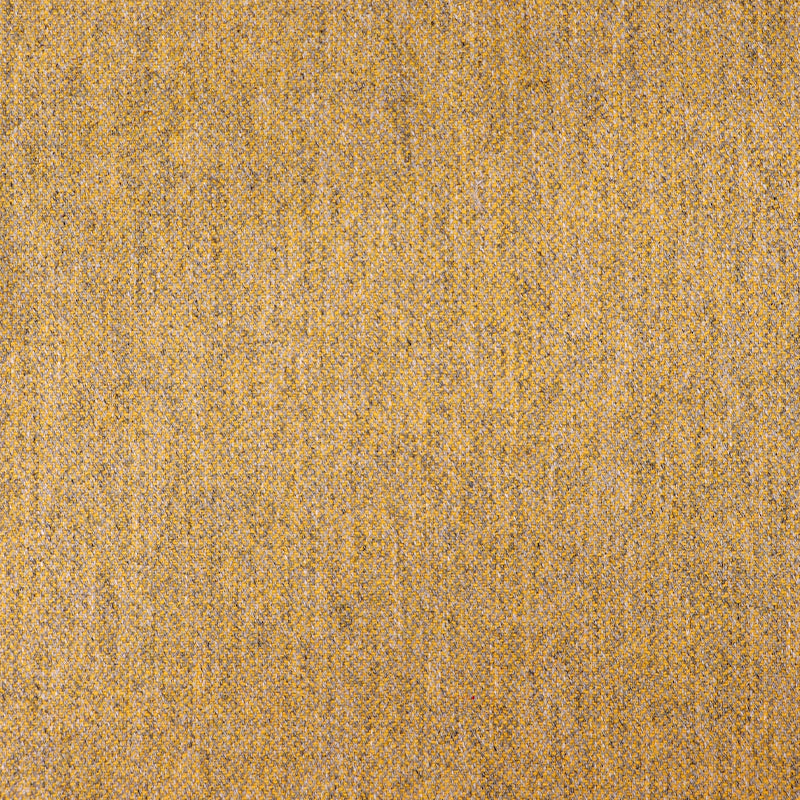 100% Pure New Wool Yellow and Grey Wool Fabric