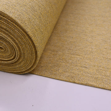 100% Pure New Wool Yellow and Grey Wool Fabric