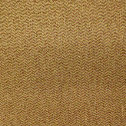 100% Pure New Wool Mustard Yellow Wool Herringbone Fabric