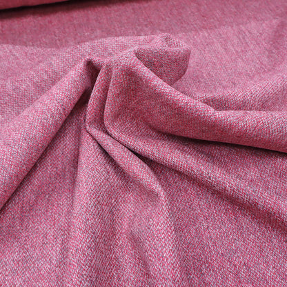 100% Pure New Wool Pink and Grey Wool Fabric