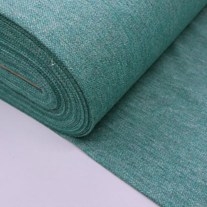 100% Pure New Wool Emerald Green and Grey Flecked Wool Dressmaking Fabric