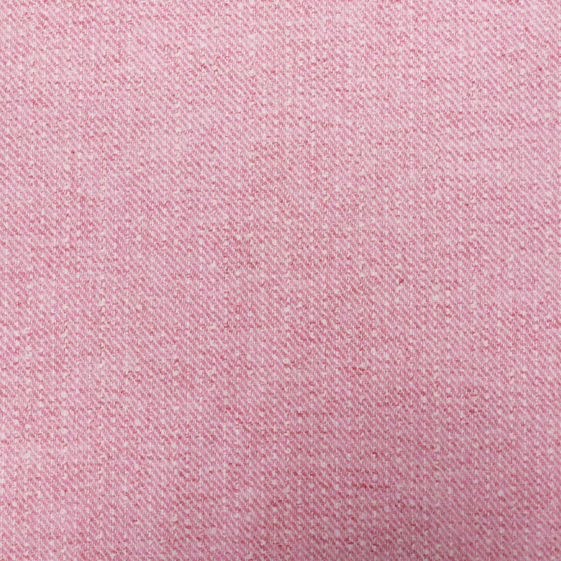 Pure New Wool 100% Wool Twill Weave Fabric - Pale Pink Bouclé Yarn