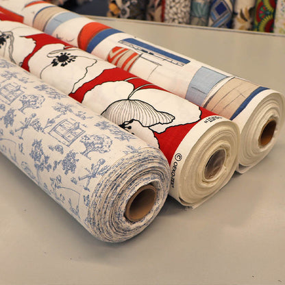 Nautical Printed Cotton - White - Rod