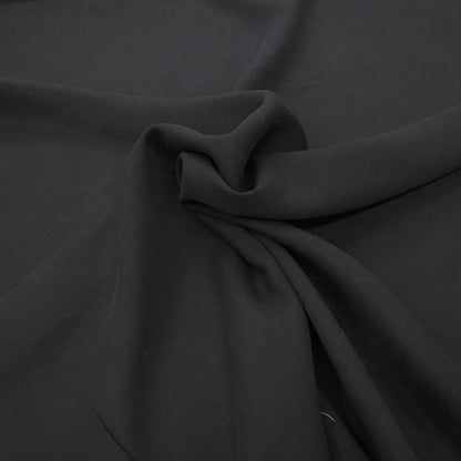 100% Tencel Lyocell Black Sandwashed Tencel™ Lyocell Dressmaking Fabric