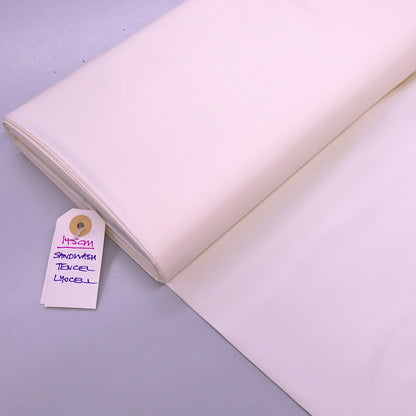100% Tencel Lyocell Cream Sandwash  Tencel™ Dressmaking Fabric