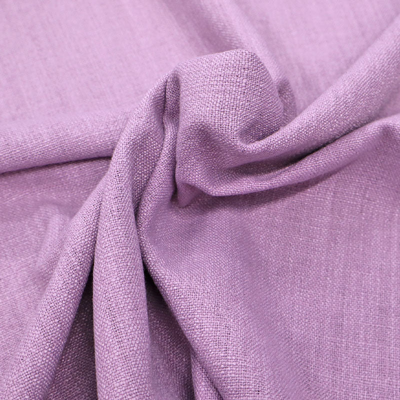 15% Cotton 85% Polyester Plain Lilac Upholstery Fabric