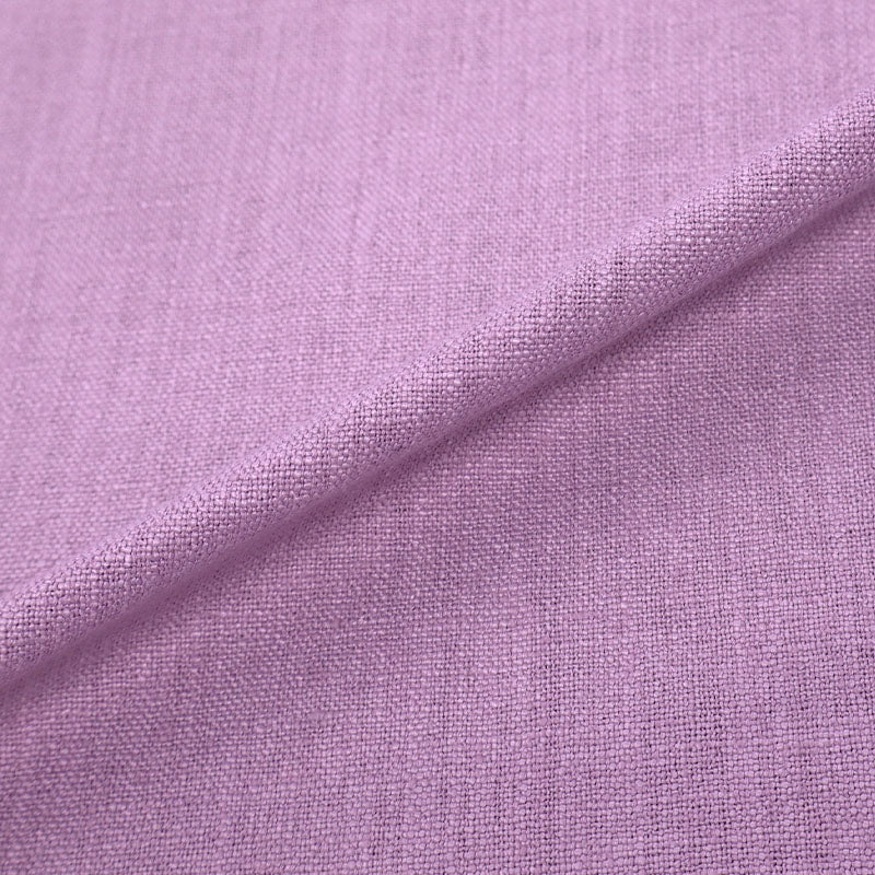 15% Cotton 85% Polyester Plain Lilac Upholstery Fabric