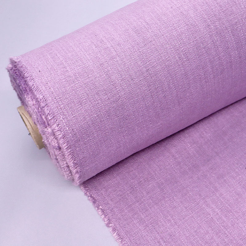 15% Cotton 85% Polyester Plain Lilac Upholstery Fabric