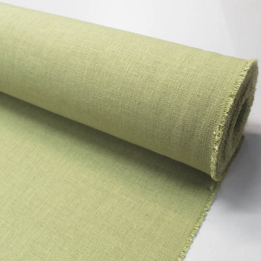 85% Polyester 15% Cotton Plain Green Furnishing & Upholstery Fabric