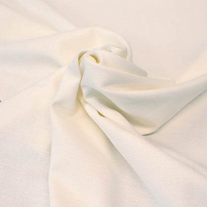 Stretch Linen and Viscose Mix - Natural White