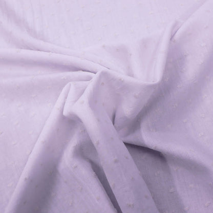 White Swiss Dot Cotton Fabric