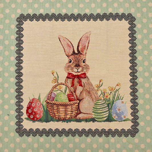 Tapestry Easter Bunny Cushion/Bag Panel