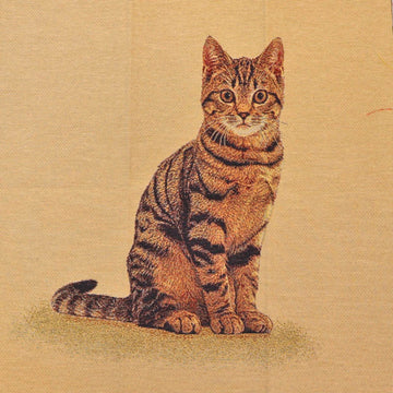 49% Cotton 35% Polyester 16% Acrylic
Tapestry Panel Fabric - Tabby Cat