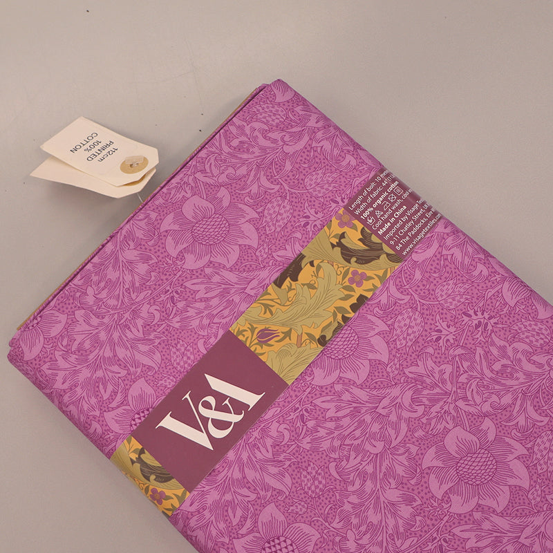V&A Organic Cotton - Olive Orchard - William Morris - Fritillary
