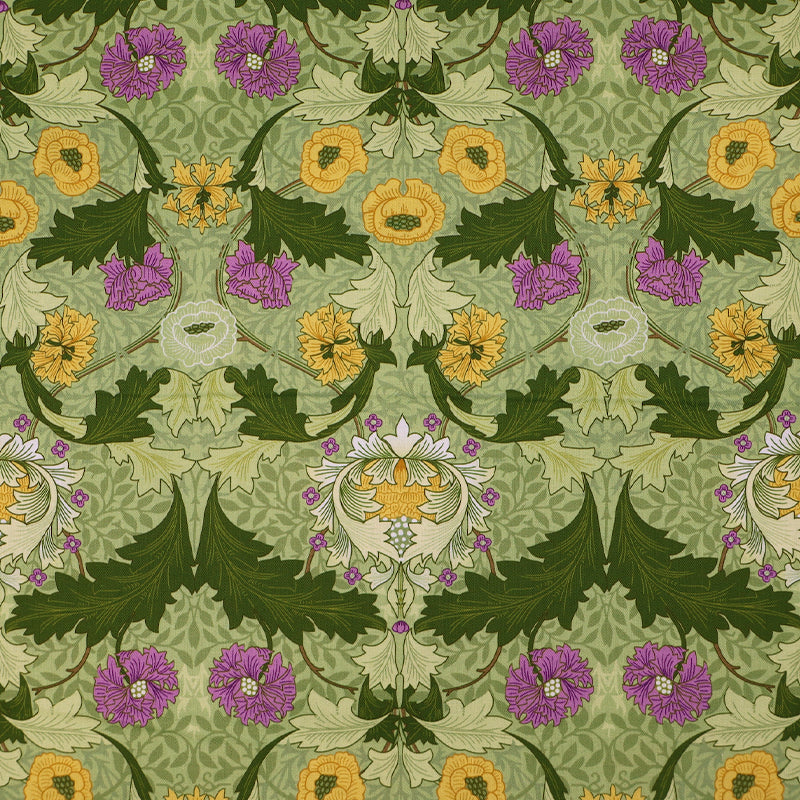 V&A Organic Cotton - Olive Orchard - William Morris - Myrtle
