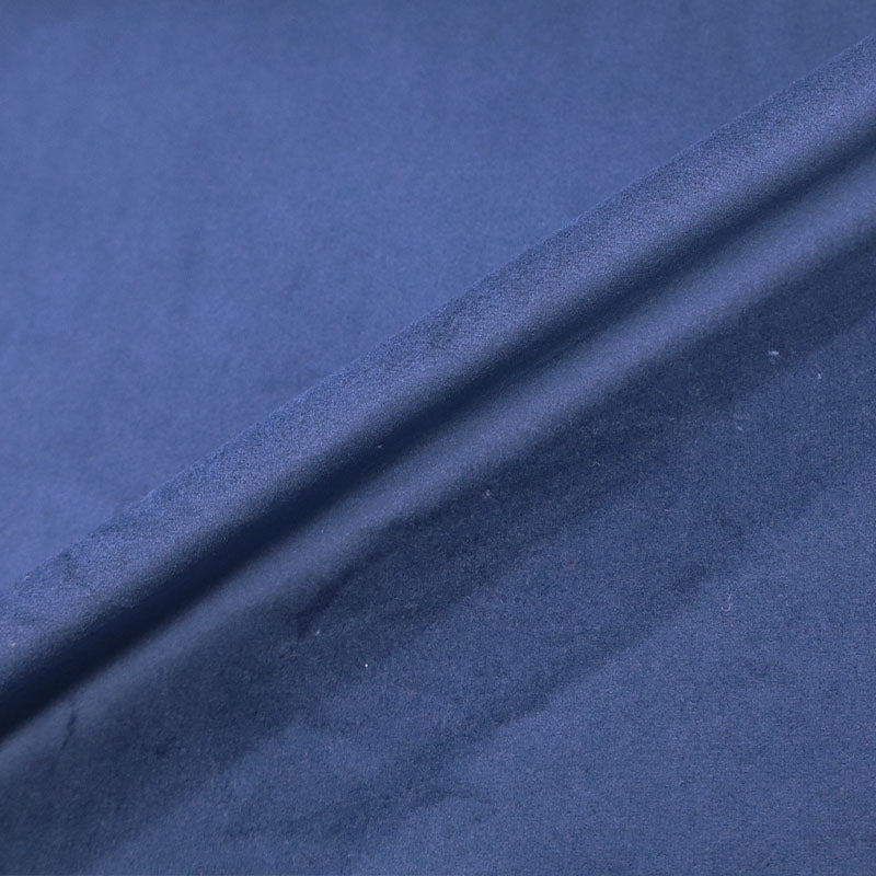 100% Polyester Velvet Fabric - Storm Blue
