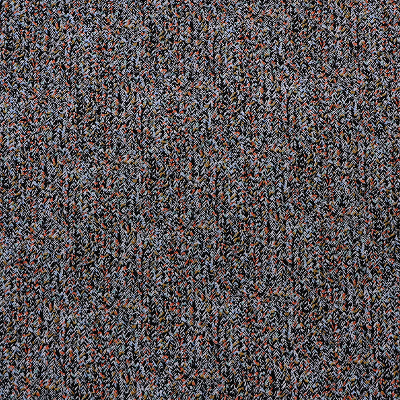 80CM REMNANT Vintage Black Quilted Cotton - Direction