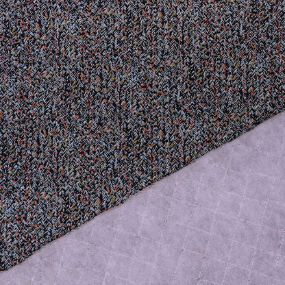 80CM REMNANT Vintage Black Quilted Cotton - Direction