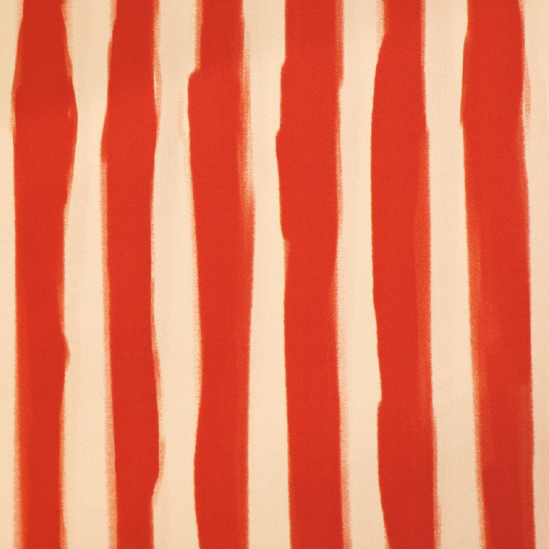 Viscose - Orange - Paint Stripe