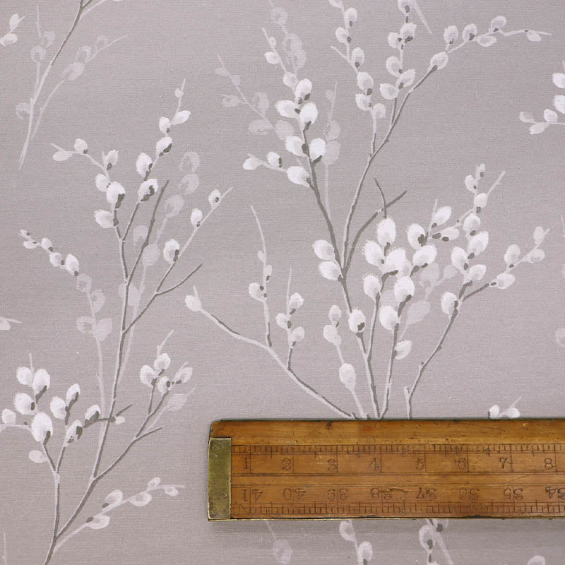 67% Viscose 33% Linen Grey Outdoor Fabric - Laura Ashley Pussy Willow