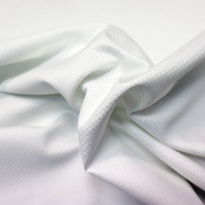 100% Cotton White Cotton Pique Dressmaking Fabric