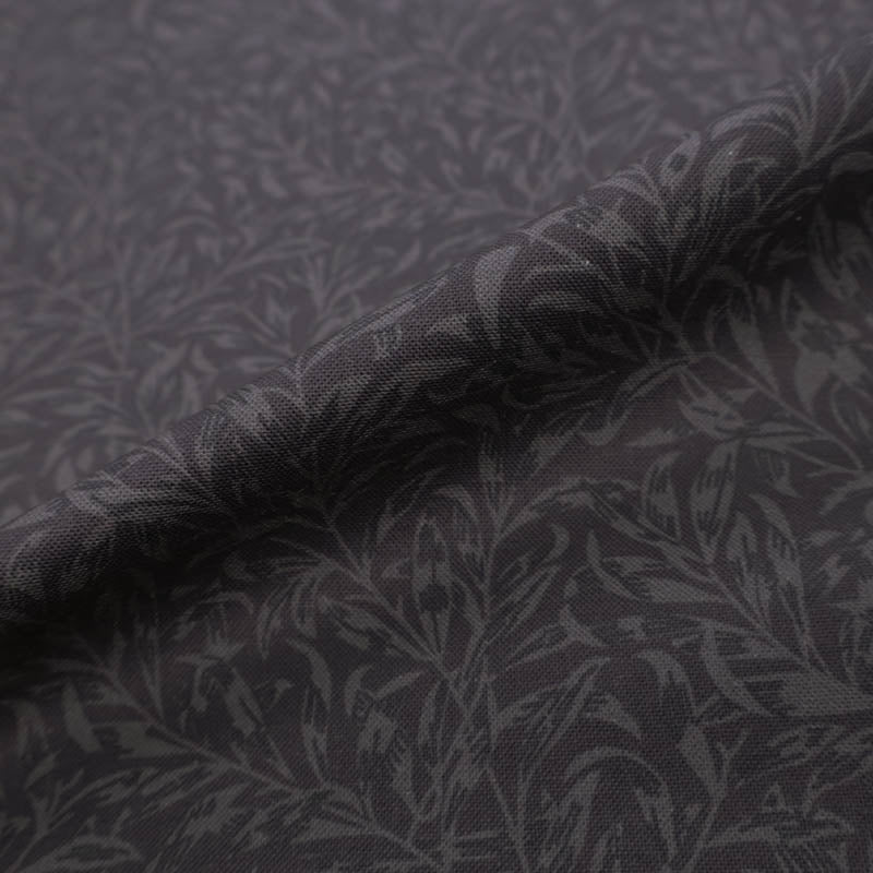 William Morris Quilting Cotton - Black - Willow Bough