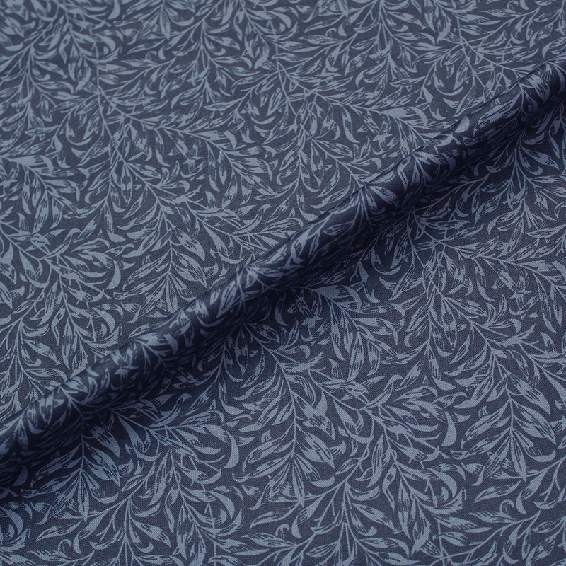 100% Organic Cotton  William Morris Fabric - Navy Willow Bough
